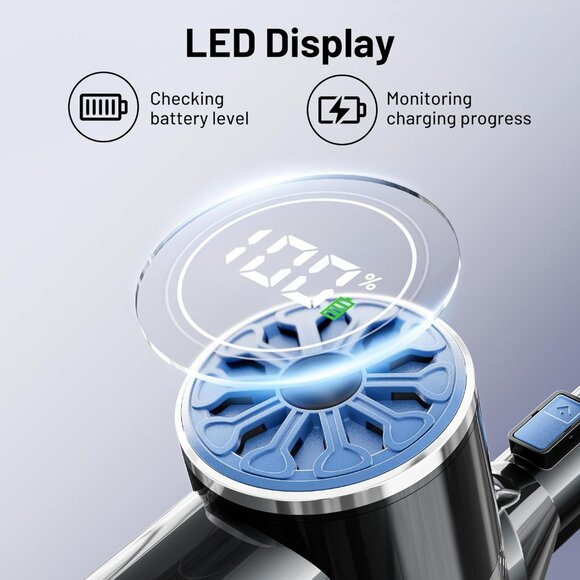 Cordless Vacuum Cleaner with Self-Standing, LED Screen Stick Vacuum Cleaners for - Picture 4 of 8